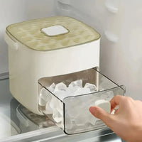 GlacierGrid 48-cube ice tray with press lid